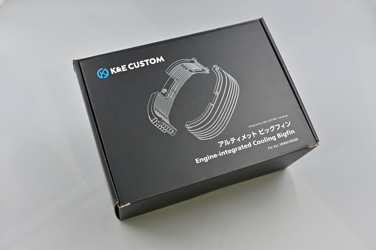 K&E CUSTOM 「アルティメット」 エンジン一体型冷却ビッグフィン  Engine-integrated Cooling bigfin for ALL SR400/SR500