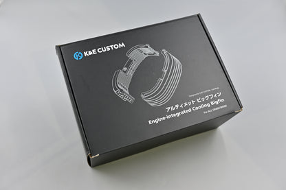 K&E CUSTOM 「アルティメット」 エンジン一体型冷却ビッグフィン  Engine-integrated Cooling bigfin for ALL SR400/SR500