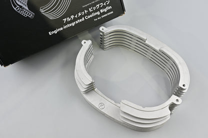 K&E CUSTOM 「アルティメット」 エンジン一体型冷却ビッグフィン  Engine-integrated Cooling bigfin for ALL SR400/SR500