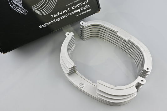 K&E CUSTOM 「アルティメット」 エンジン一体型冷却ビッグフィン  Engine-integrated Cooling bigfin for ALL SR400/SR500