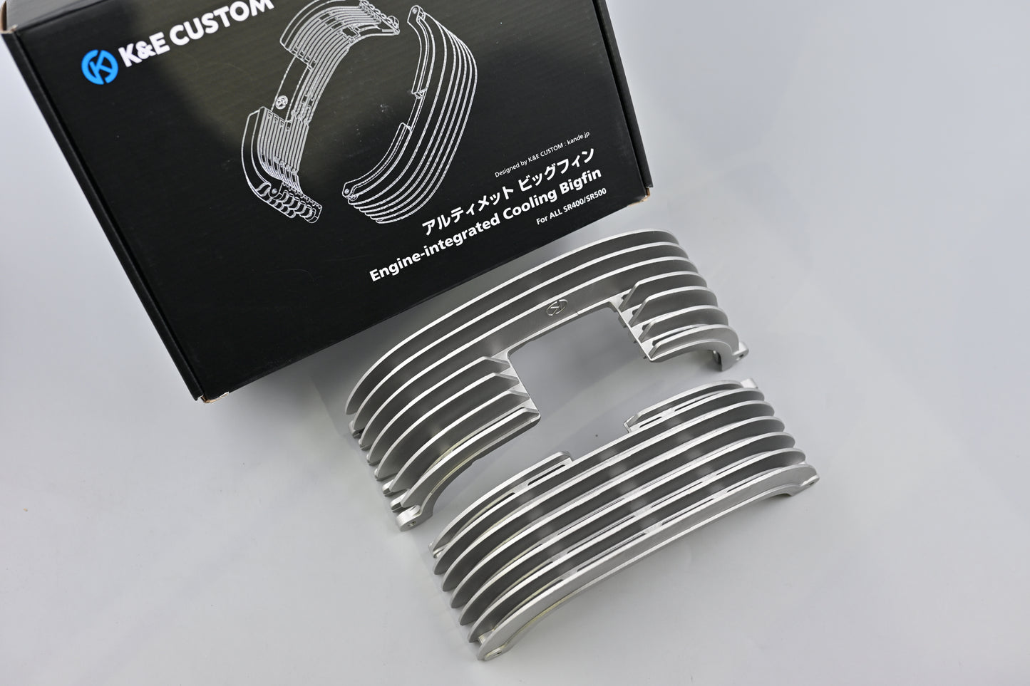 K&E CUSTOM 「アルティメット」 エンジン一体型冷却ビッグフィン  Engine-integrated Cooling bigfin for ALL SR400/SR500