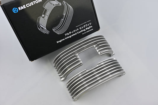 K&E CUSTOM 「アルティメット」 エンジン一体型冷却ビッグフィン  Engine-integrated Cooling bigfin for ALL SR400/SR500