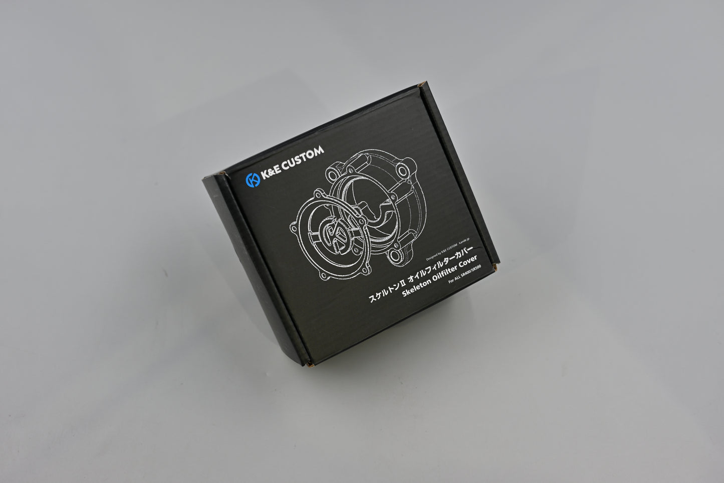 K&E CUSTOM スケルトンⅡオイルフィルターカバー SKELETON OILFILTER COVER for All SR400/SR500